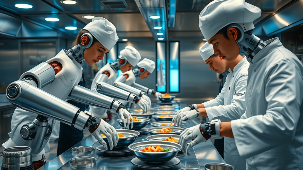robotic food preparation ai restaurant industry kitchen technology
