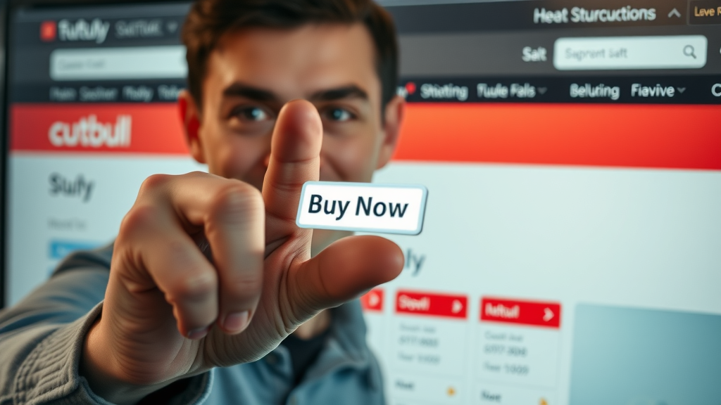 Confident user with transactional intent clicking