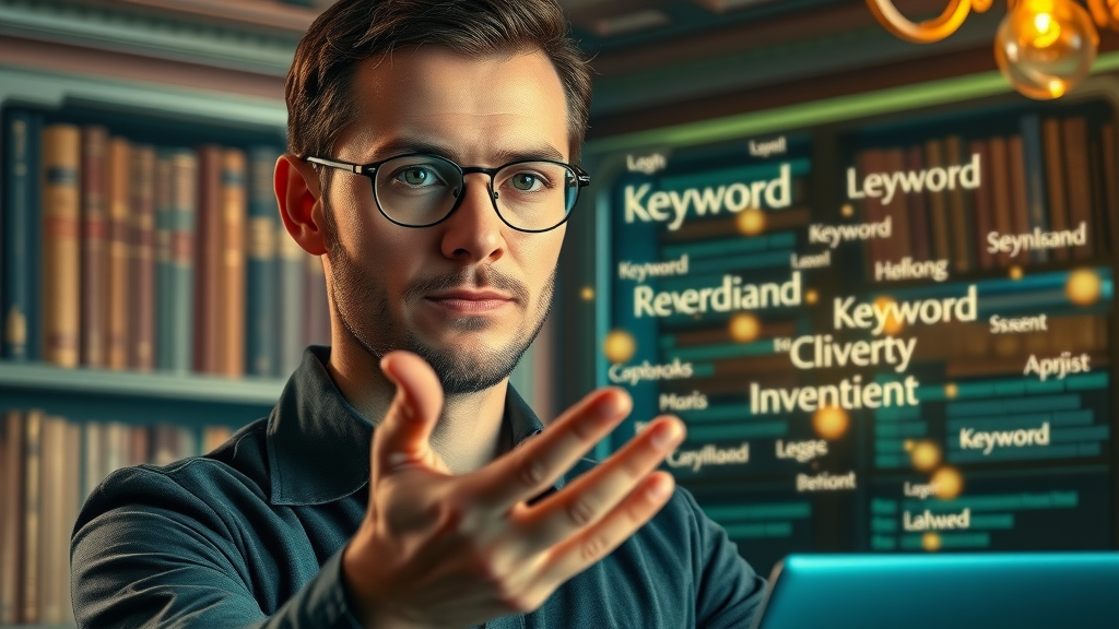 SEO specialist analyzing keyword clusters to align content with user intent for improved rankings